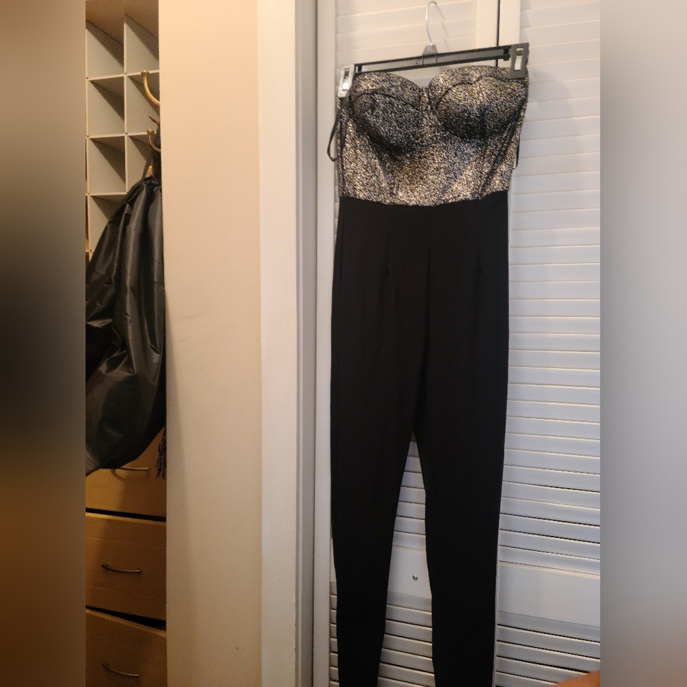 *Holiday* Glitter Jumpsuit Material Girl Size SMALL